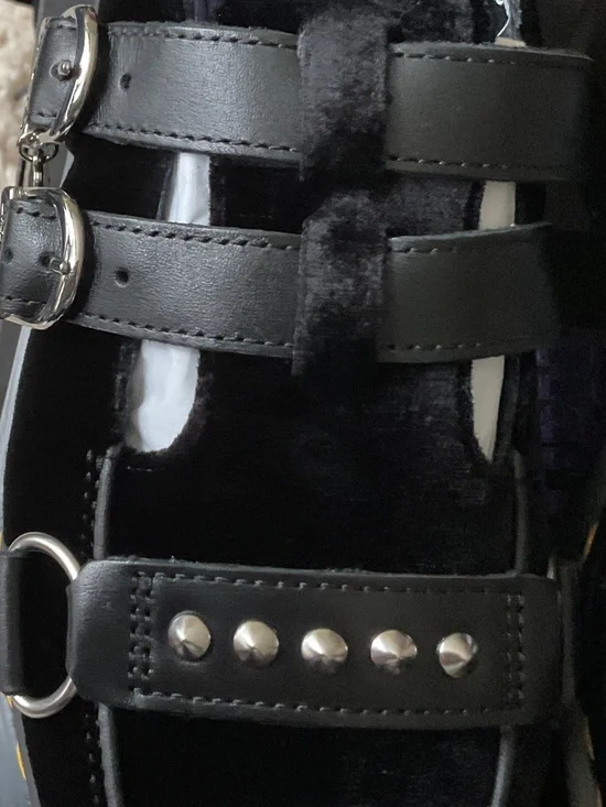 💐NWT💐 Dr Martens LIMITED EDITION RAMSEY WEDNESDAY PLATFORM CREEPERS - size 8 - Picture 10 of 14